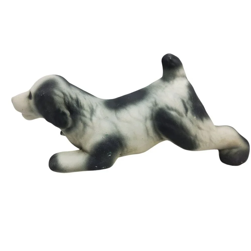 vintage 1950s-60s heavy ceramic spaniel floor tabletop or porch figurine - Picture 11 of 11